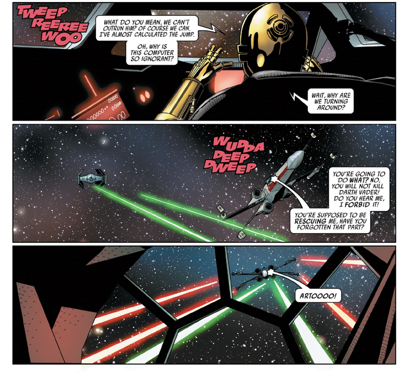 Illustration for article titled The Latest Star Wars Comic Is All About What an Unbelievable Badass R2-D2 Is
